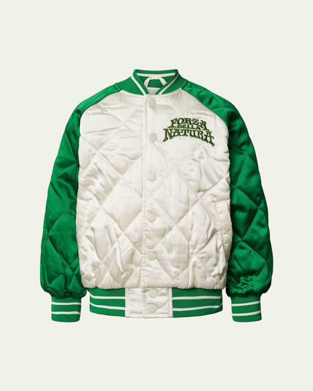 Boy's Haru Varsity Jacket, Size 8-16